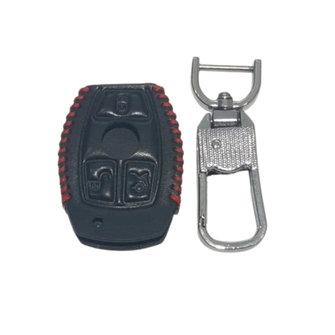 Funda de Piel 3 Botones para Mercedes Benz Clase C E S G M R L SL Sprinter.