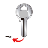 Llave de ganzuado para candados Master Lock (Imitación M1C)