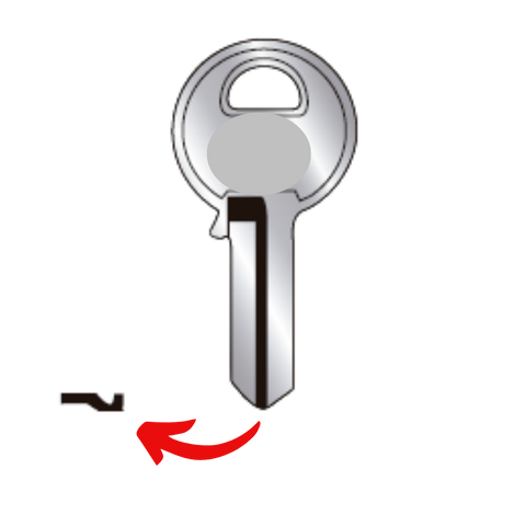 Llave de ganzuado para candados Master Lock (Imitación M1C)