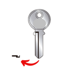 Llave de Repuesto para Candado Master Lock Modelo MG40 (Tipo Llave Maestra)