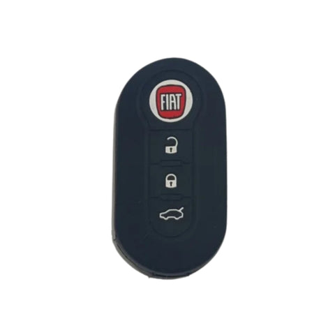 Funda de Silicón para Fiat compatible con Alfa Romeo, Fiat 500 3 botones.