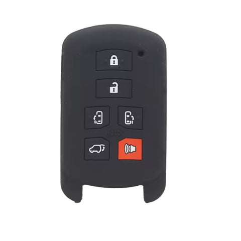 Funda de Silicón para Toyota Sienna 2011 al 2021 6 botones puertas laterales y cajuela.