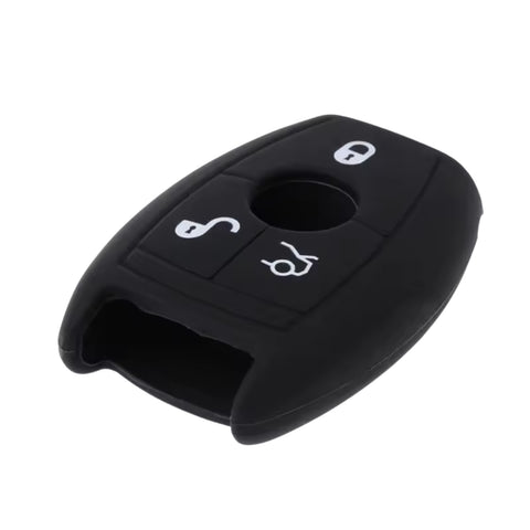Funda de Silicon 3 Botones para Mercedes Benz Clase C E S G M R L SL Sprinter.