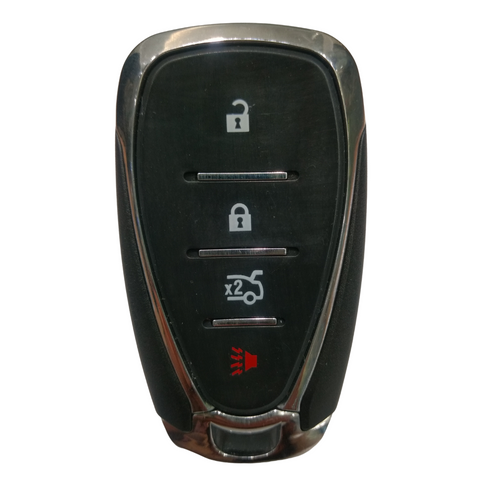 Carcasa llave presencia Chevrolet Equinox 2018-2019 - 4 botones con arranque remoto, cajuela y pánico, repuesto compatible