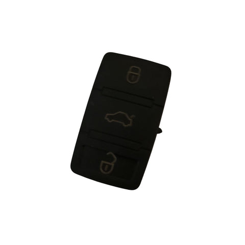 Goma botonera de repuesto para llave Volkswagen 3 botones 2002 2003 2004 2005 2006 2007 2008 Golf Jetta Passat Polo