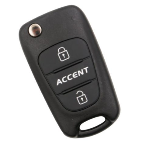 Carcasa para Hyundai  Hyundai con 2 botones Attitude Accent Verna 2012 2013 2014