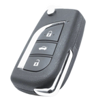 Carcasa de Llave Premium para Toyota | 2 Botones | Compatible con C-HR (2018-2022), Hilux (2016-2022), RAV4 (2019-2021)