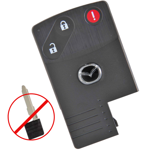 Carcasa Llave Control Remoto Mazda (Modelos 2006-2011) - 3 Botones + Pánico
