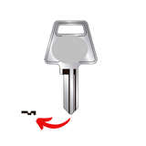 Llave de cerradura de vitrina para R61 candado American