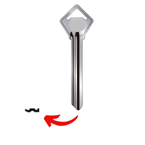 Llave de cerradura para arca para F49 para uso en Arca