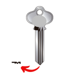 Llave de candado antiguo grande para CO36C para uso en Corbin