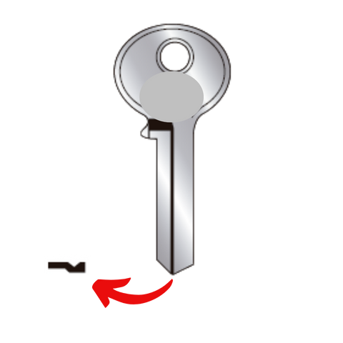 Llave de candado para E38A CO-38A para uso en Corvin