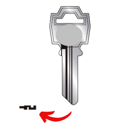 Llave de cerradura para R55 para uso en Fanal