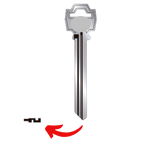 Llave de cerradura para Fanal de pasador largo para R55L para uso en Fanal