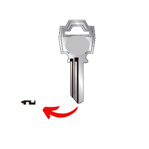 Llave de candado para Fanal medianos para R57 para uso en Fanal