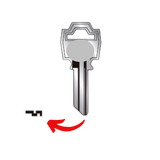 Llave de candado para Fanal contraria a la para R57 es la R57C para uso en Fanal