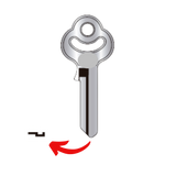 Llave de candado para Globe c/trebol  para GB-40 para uso en Globe