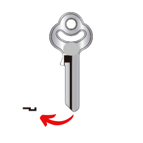 Llave de candado para Globe c/trebol  para GB-40 para uso en Globe