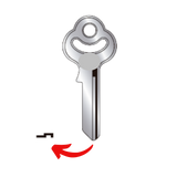 Llave de candado para Globe c/trebol paraGB-40C  para uso en Globe