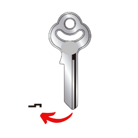 Llave de candado para Globe c/trebol paraGB-40C  para uso en Globe