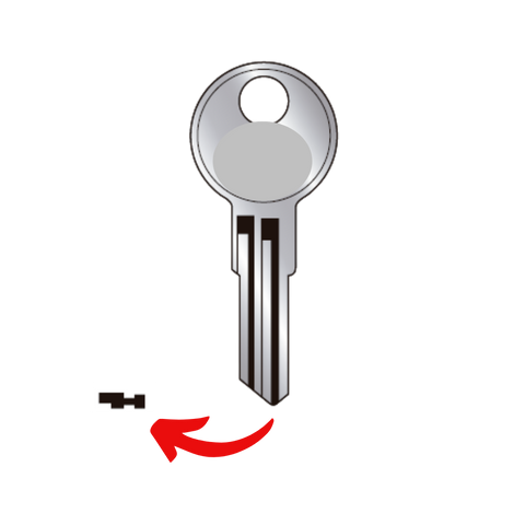 Llave de cerradura escritorios viejos o candados para T40 para uso en ILLINOIS