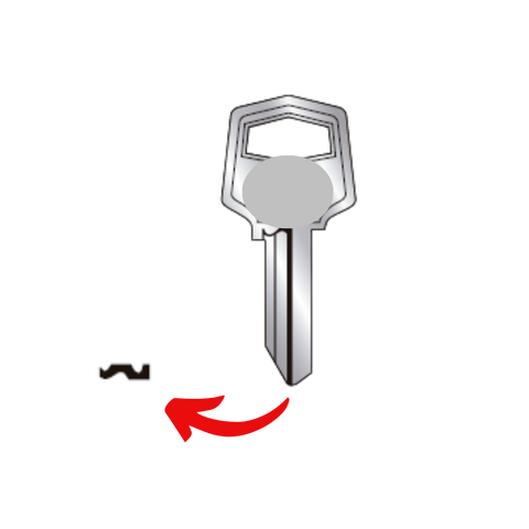 Llave de candado para R20A para uso en Lock