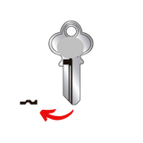 Llave para archivero o candado para  LO-20C para  RONY para uso en Lock