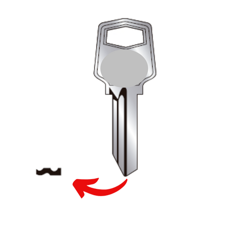 Llave de cerradura para R20N para uso en Lock