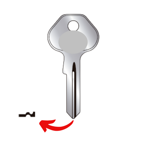 Llave de candado para master para M7000 para uso en Master