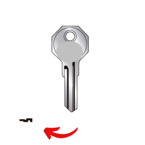 Llave de cerradura para uso en Phillips chica para T32