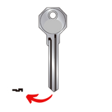 Llave de cerradura para Phillips vieja de 8 cortes para T32L para uso en Phillips