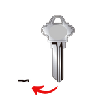 Llave de cerradura para Shellage de 5 cortes para S6 para uso en Schlage