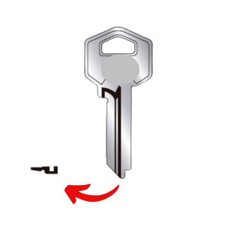 Llave de cerradura para Tesa  para R59C