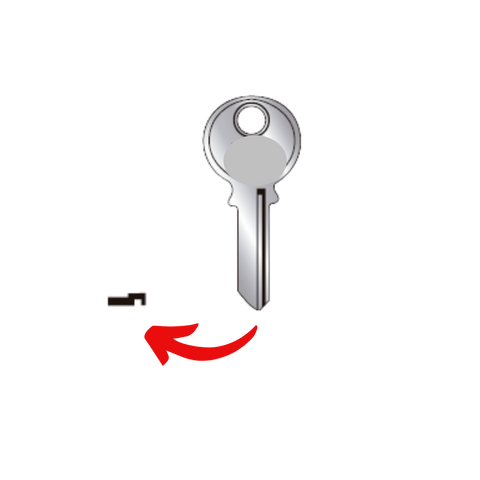 Llave de candado chino grande para TRI40C para uso en TRI-CIRCLE