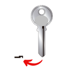 Llave TRI-50C: 5 Cortes para Candados Chinos TRI-CIRCLE