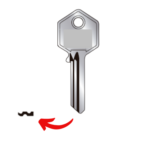 Llave candado o archivero para YA5 para uso en Yale