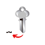 Llave de candado o archivero viejo para E113