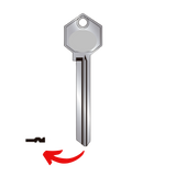 Llave de cerradura de pasador largo para Lock para R58 para uso en Lock