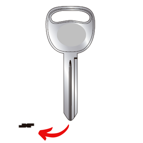 Llave para Chevrolet uso GM39