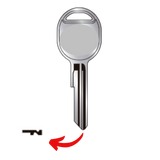 Llave para Chevrolet uso A65 Letra B