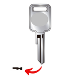 Llave para Chevrolet uso A70 Letra E