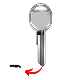 Llave para Chevrolet uso A73 Letra H