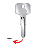 Llave para Chevrolet uso A86C