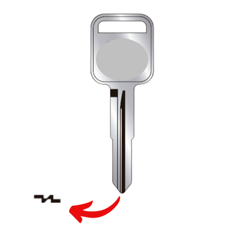 Llave para Chevrolet uso A88