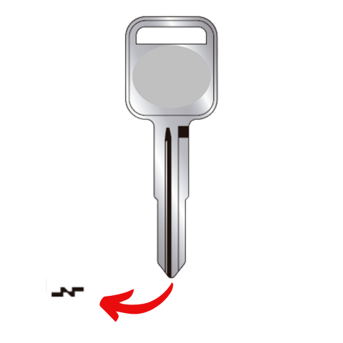 Llave para Chevrolet uso A88C