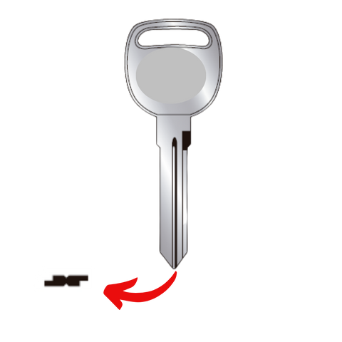 Llave para Chevrolet uso GM34