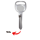 Llave para Chevrolet uso GM37