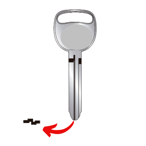 Llave para Chevrolet uso Colorado uso en GM38