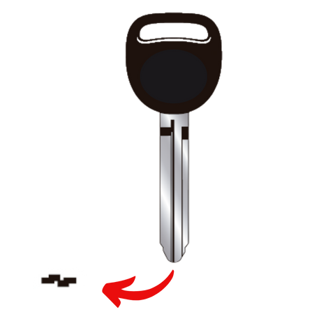 Llave para Chevrolet uso GM94P