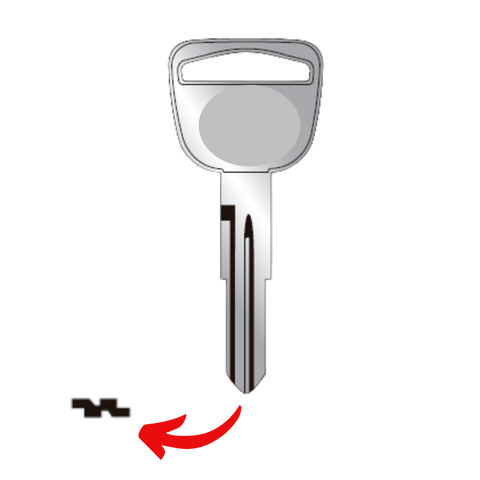 Llave para Honda uso HOND15